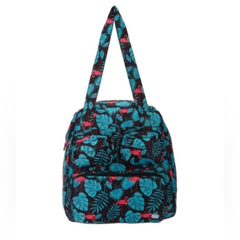 NWT Lug Packable Puddle Jumper Carry-All Tote in Flamingo